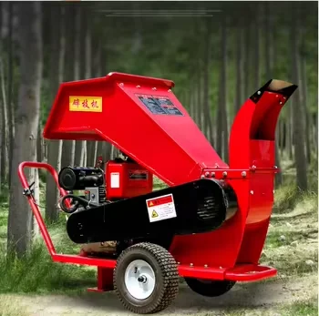 CE certified large capacity wood crusher Efficient forest power cyclone wood crusher
