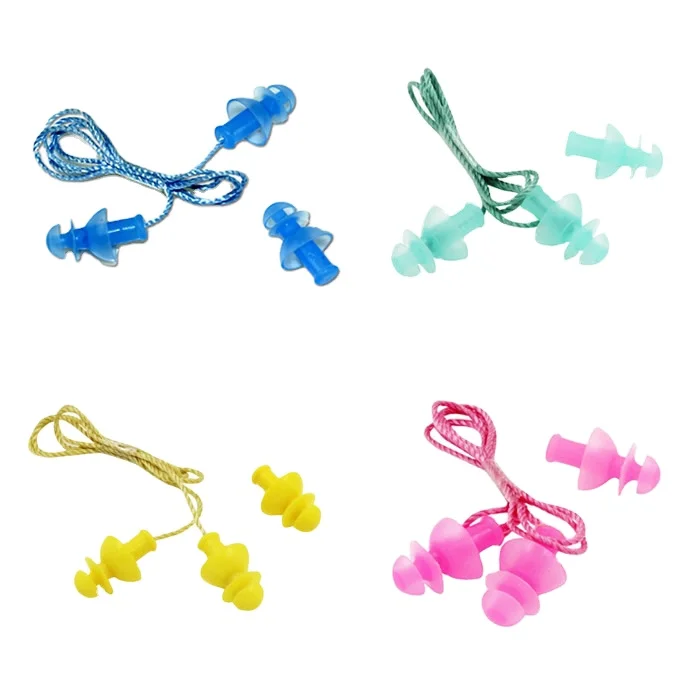Rope Swimming Earplugs For Adult Children Shampoo Bath Swimming Equipment