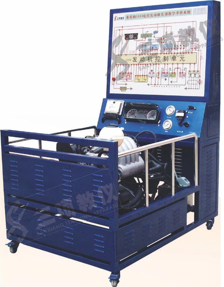 Automotive Equipment Trainer Common Rail Electric  Controlled Diesel Engine Test Bench for Vocational Students Training