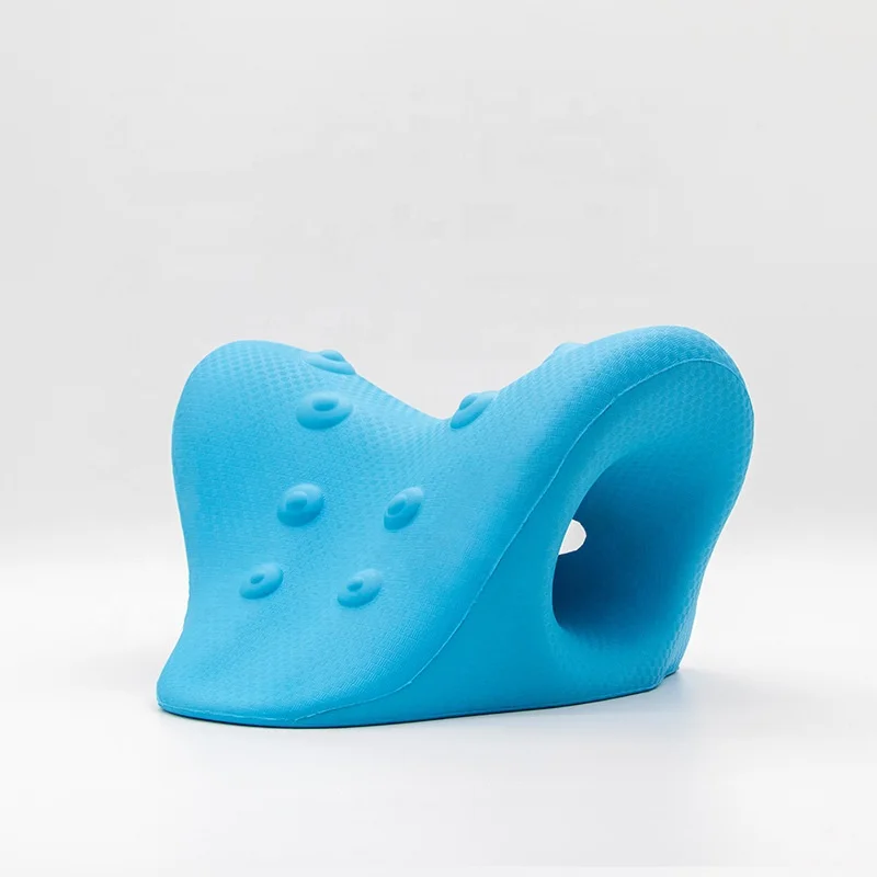 Pu Neck Stretcher Cervical Neck Traction Pillow for TMJ Relief Neck and Shoulder Relaxer Chiropractic Pillow