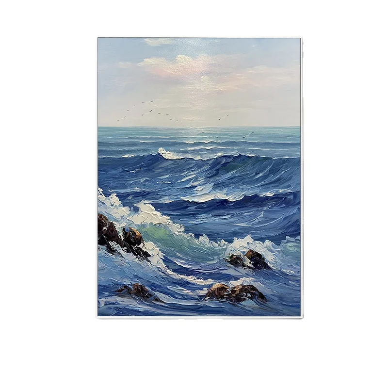 Seascape Painting Scenery Canvas Custom Decorative Home  Landscape Living Room 20*30 inch/50*75 cm
