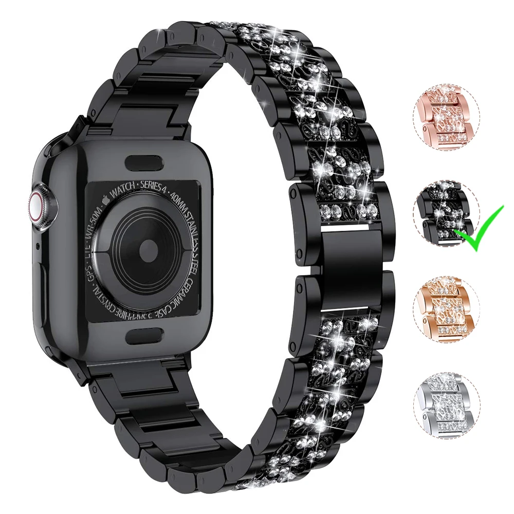  Металлический ремешок для часов Apple Watch Series 4 3 2 1 браслет 42 мм 38 44 40 apple