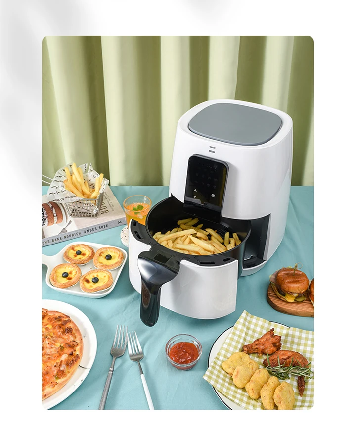 Non Stick Coating Easy Clean Large Capacity Digital Electric Deep Air Fryer Pan