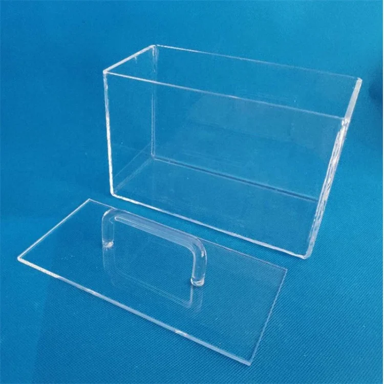 Transparent quartz square crucible square cylinder China customization