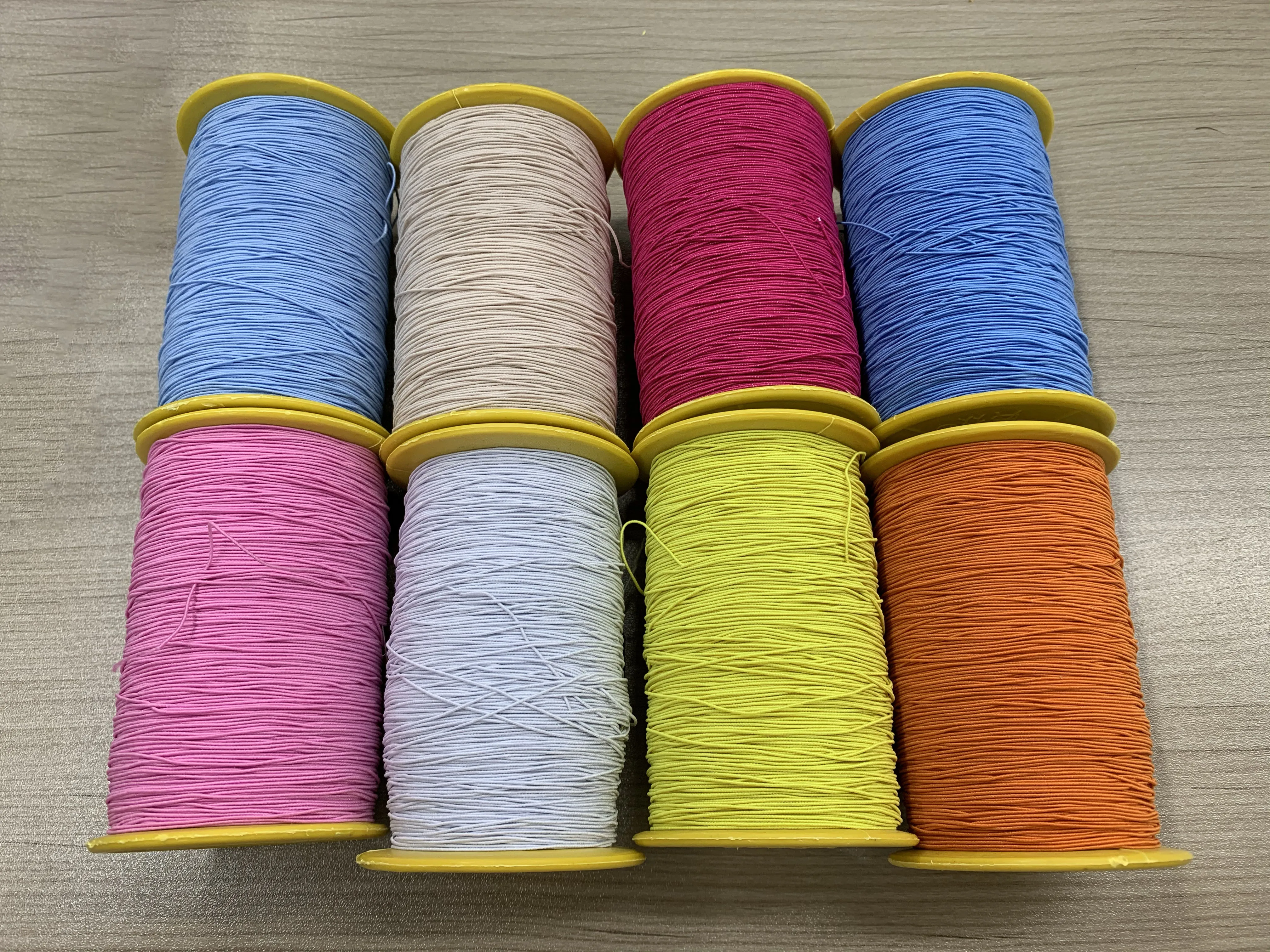 1 MM Colors Elastic Cord Beading sewing Thread Stretch String Fabric Crafting string for Jewelry Making