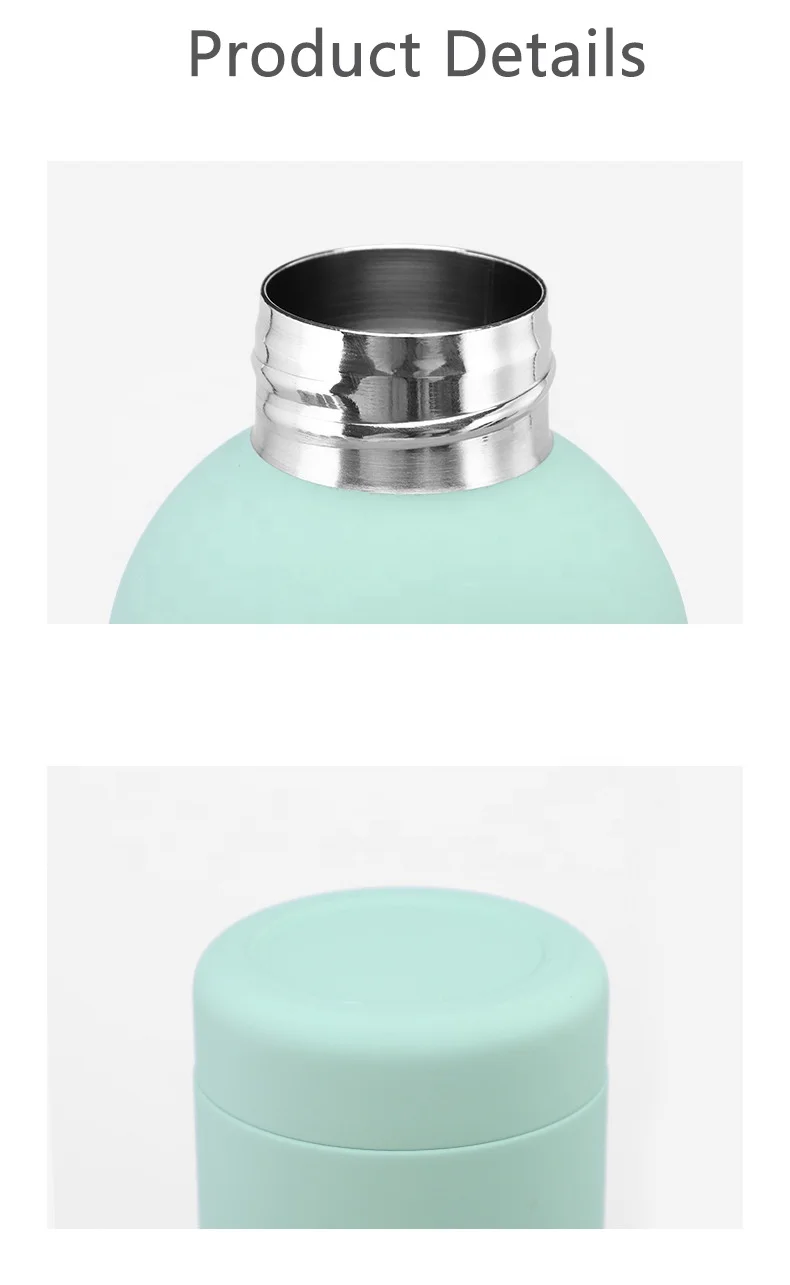 Beauchy 2024 Hot New 500ml 304 Stainless Steel Water Bottle Mug Sports Outdoor Ftiness Flask Insulation Portable Travel Cup