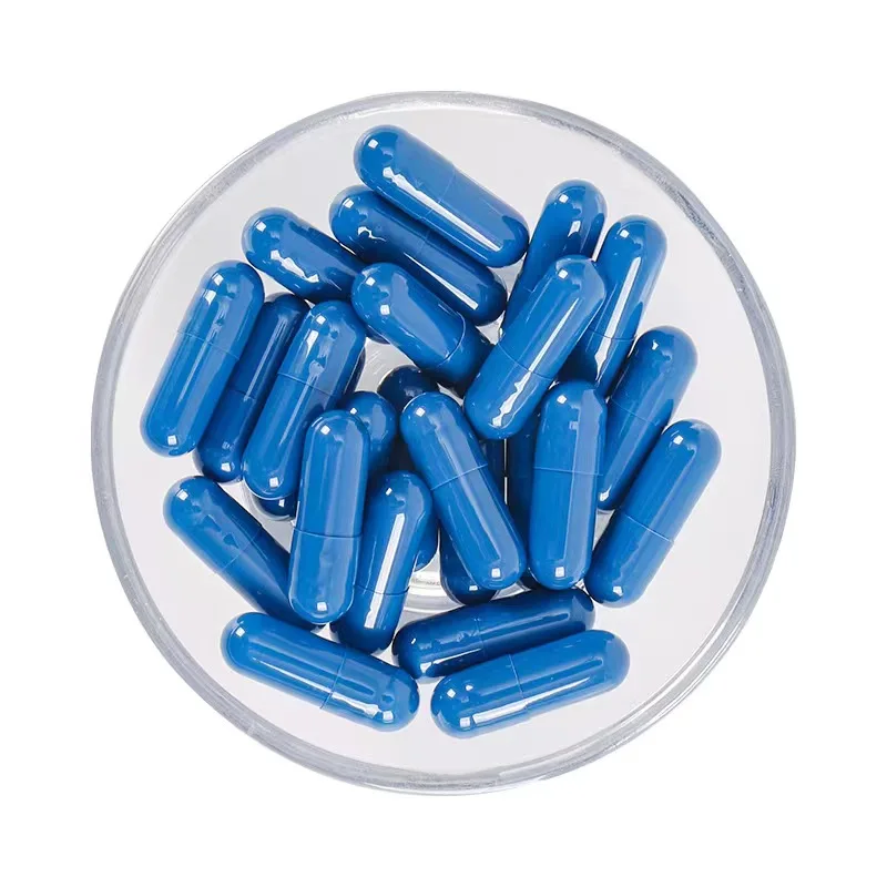 Clear Hpmc Vege Vegetarian Capsules Colored Hard Pill Empty Gelatin Capsules Size 0 Printing Capsule Shell