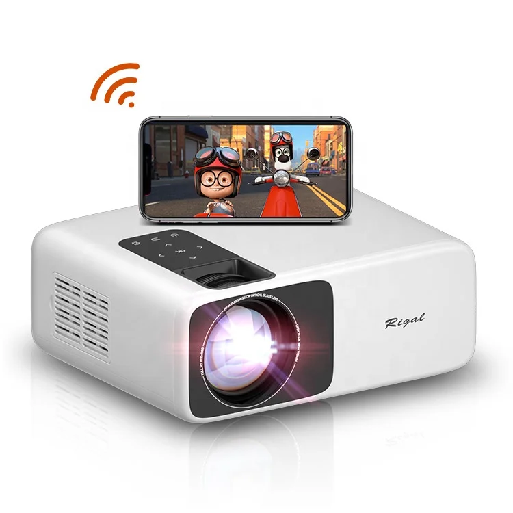 2022 Rigal RD881 Full HD Smart Android 2.4G/5G WiFi  Proyector 200 inch Big Screen 1080P Mini Projector for Office,Home Theater (1600369292100)