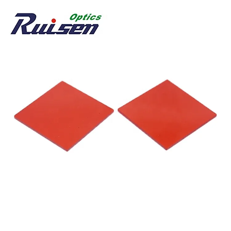Оптика Ruisen поставщик из Китая оптический фильтр оранжевого стекла с длинным