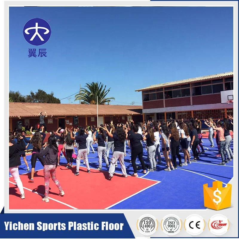 outdoor interlocking plastic removable floor