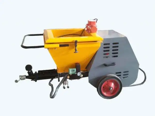 
cement mortar plaster machine/gypsum putty spraying pump machine Gypsum Plaster Spraying Machine 