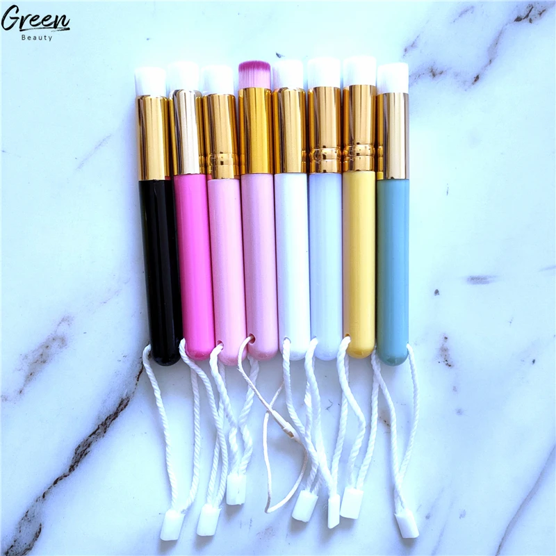 Private Label Eye Lash Extensions Cleanser Brush With Personalized Logo Accepted Wholesale Price Eyelash Cleaning Brushes