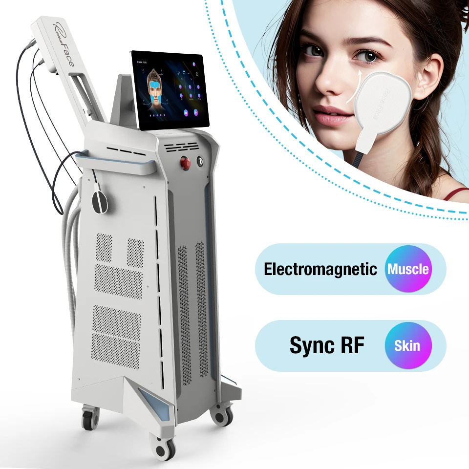 2023 Newest Ems Face Rf Wrinkle Removal Face Lifting Tightening Slim Face Non-Invasive Weight Loss Machine For Salon