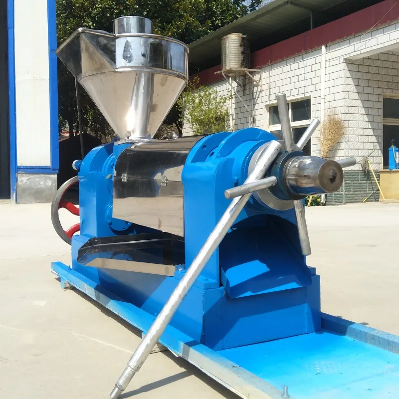 screw oil press 6YL-130  400-500kg per hour mustard oil extraction Best algae almond oil extraction machine price