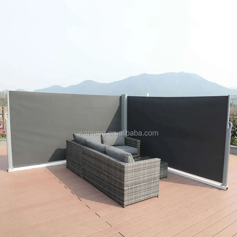 Cheap Retractable Sun Side Awning Outdoor Garden Balcony Folding Privacy Divider Screen