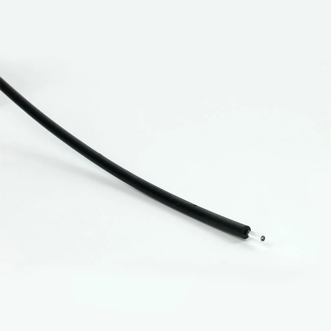 pmma optical fiber cable pe jacketing lh-4001 core plastic fiber optic cable for different purpose without steel tube