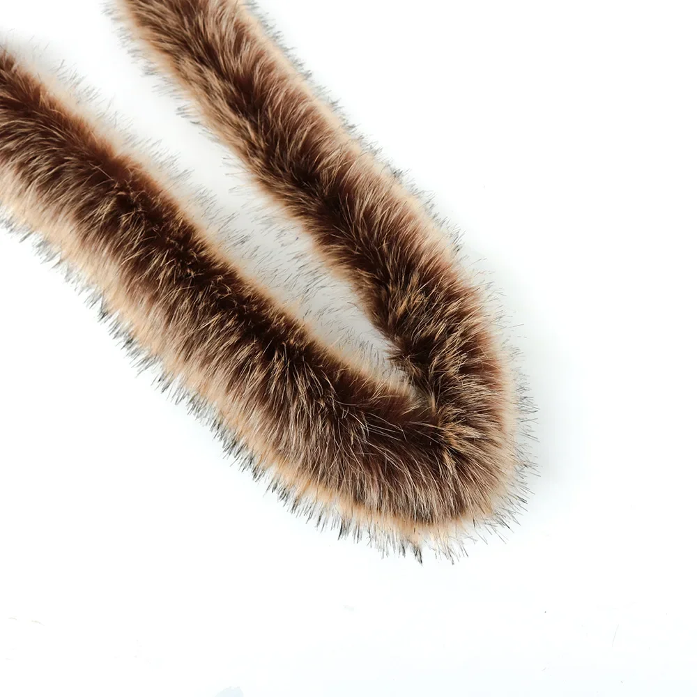 2024 Garment accessories trim for shoes costume traps for coat hat garment edge custom garment accessories mink fur trims  strip