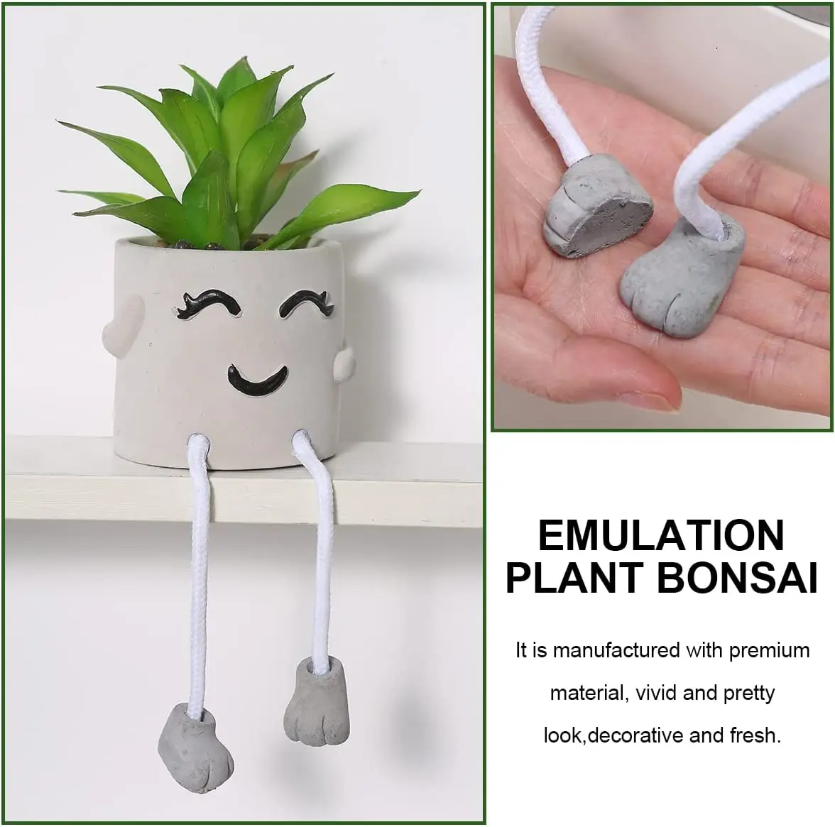 Artificial flower dried flower pampas expression simulation bonsai creative indoor balcony desktop decoration 1 piece