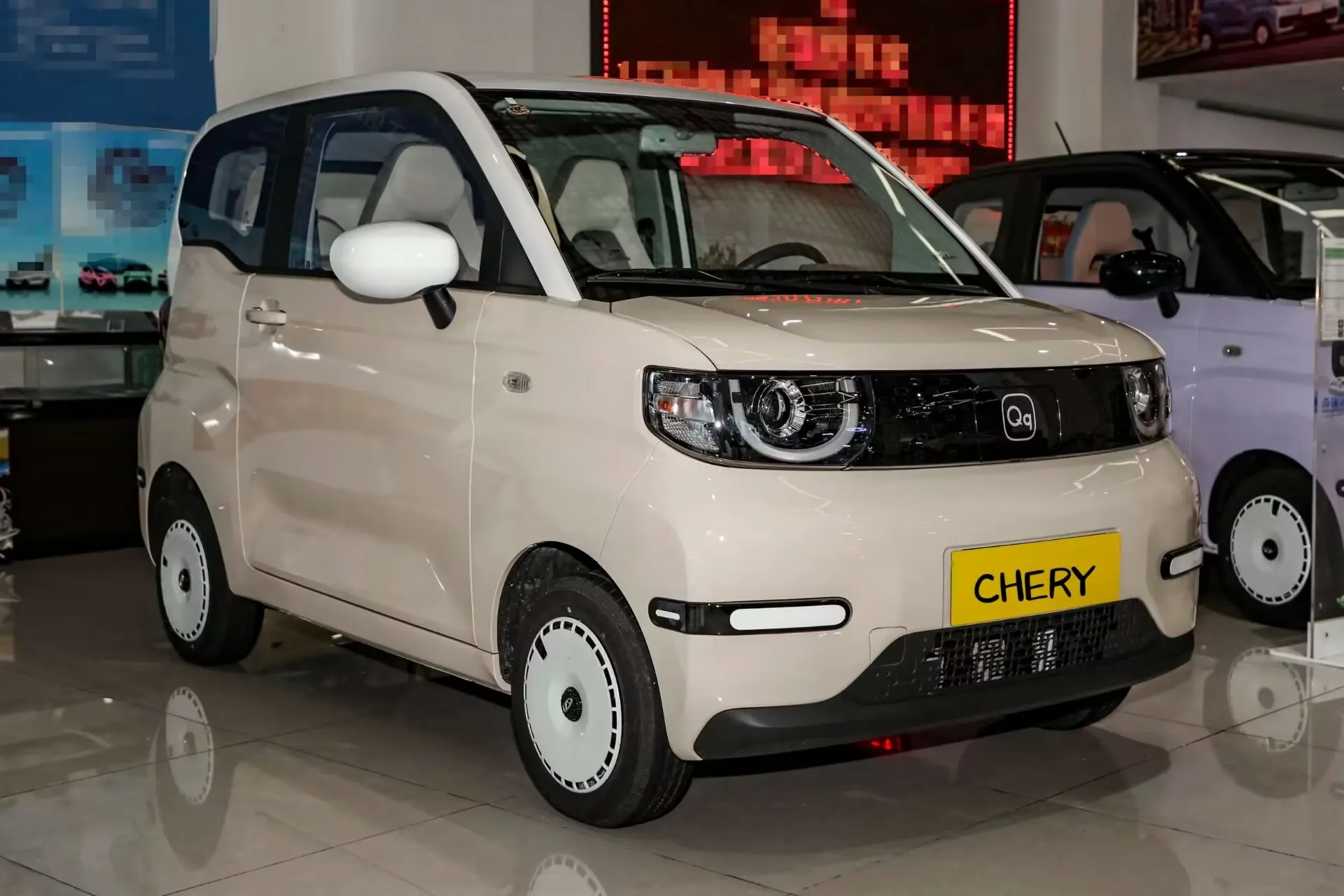 Used cars cheap Chery Youth Edition New Energy Vehicle Chery QQ Ice Cream 2024 Pure Electric 205KM Saint Edition for sale