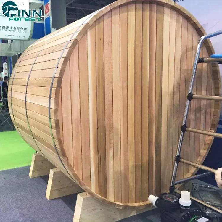 2-6 Person outdoor barrel sauna 2 person sauna room