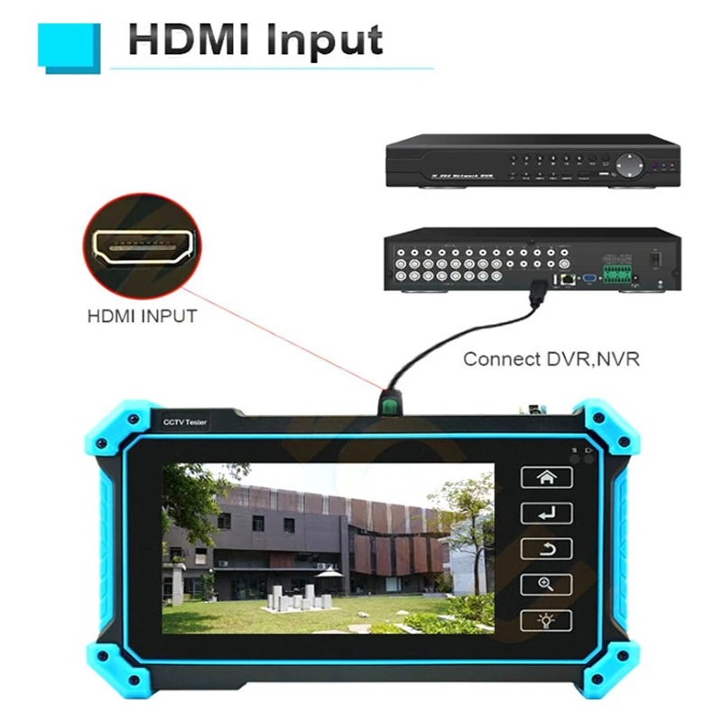 Factory Camera  IPC CCTV Tester 5200 5000 Plus AHD CVI TVI SDI IP CVBS 8MP  IPC 5100P CCTV Tester