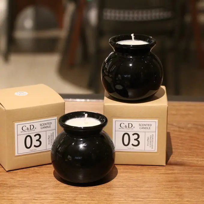 Cross-border romantic aromatherapy cup golden bell jar aromatherapy candle companion gift soybean wax gift box scented candle