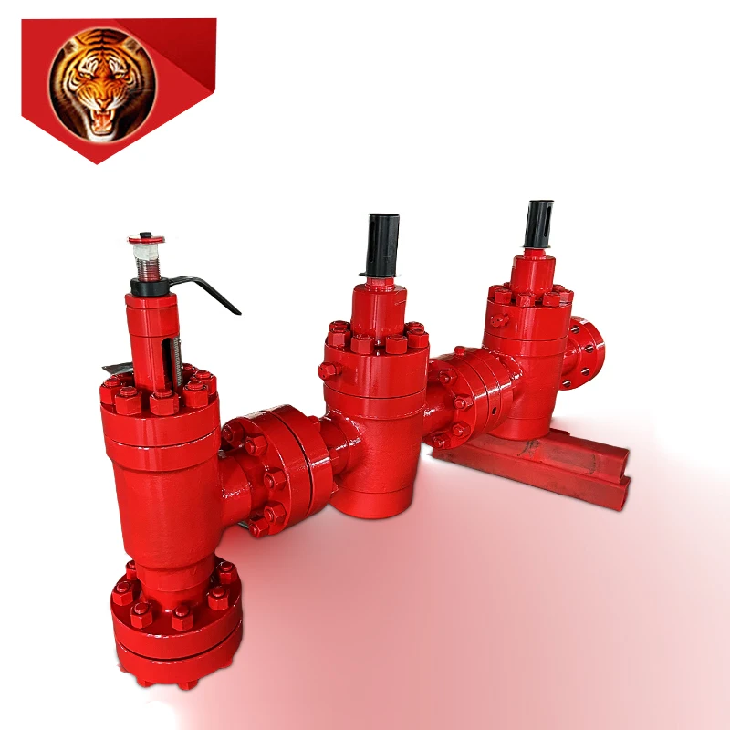 Tigerrig API 6A high pressure manual hydraulic adjustable choke valve on the choke manifold petroleum oil equipment