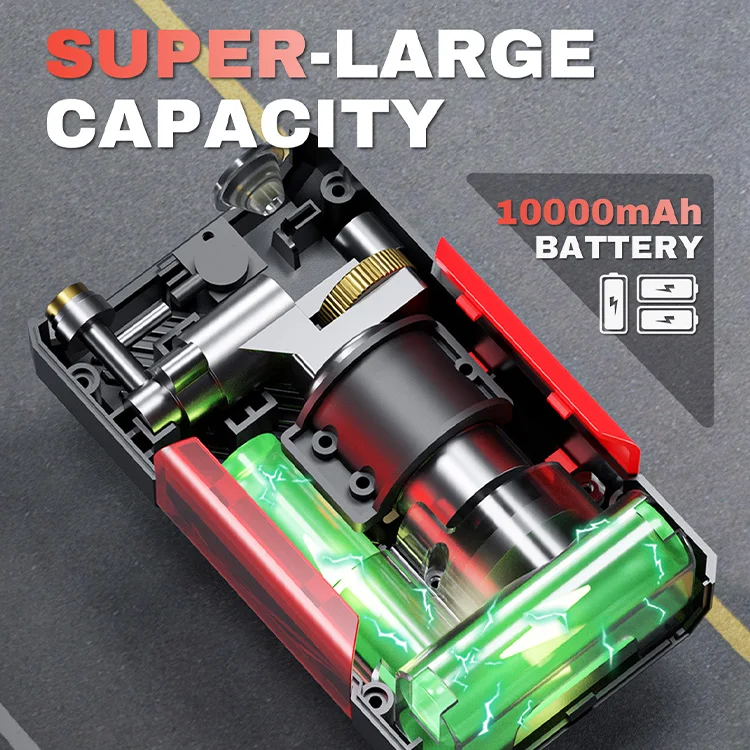 New Wireless Mini Car Tyre Electric Portable Air Pump Digital Car Air Compressor 12v Tires Inflators With Lcd Display