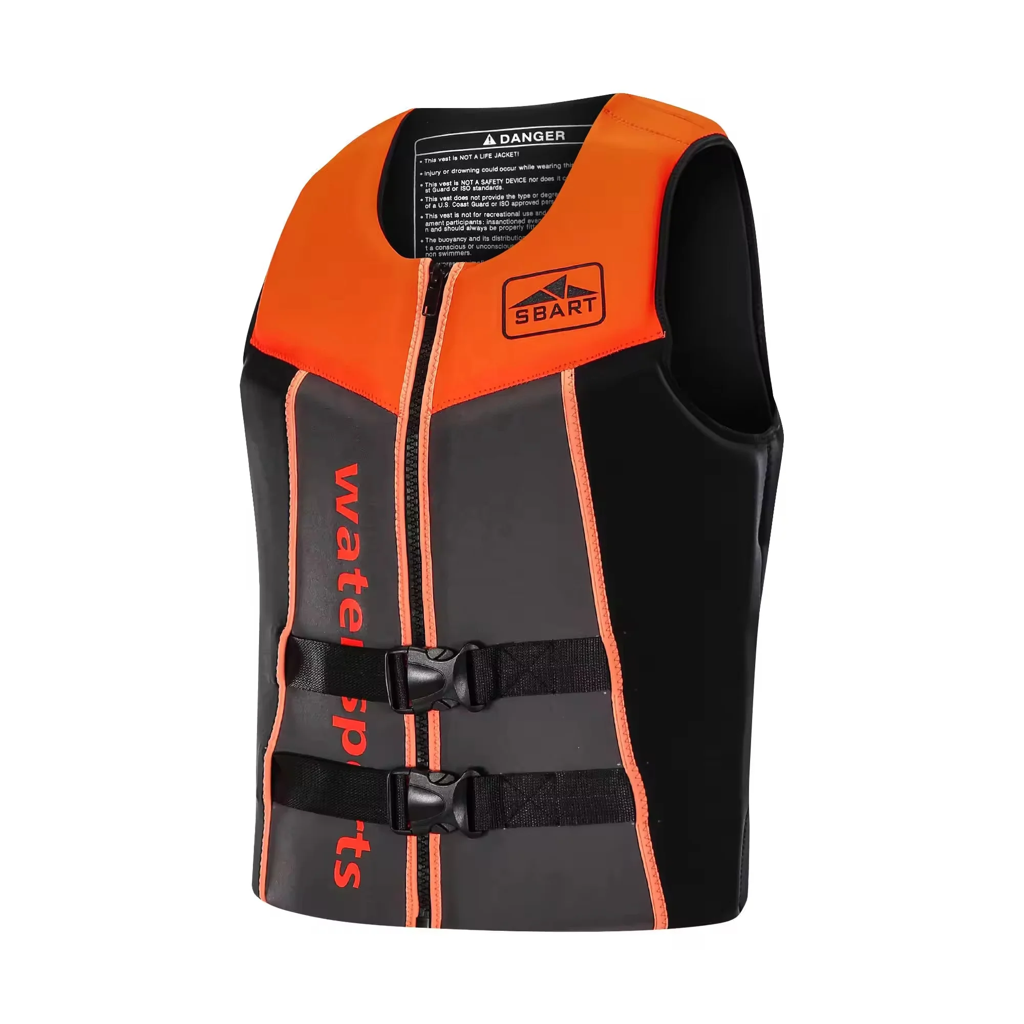 Sbart Adult Customized Swimming Life Vest marine life jacket vest Wholesale Neoprene Life Jacket for Water Sports