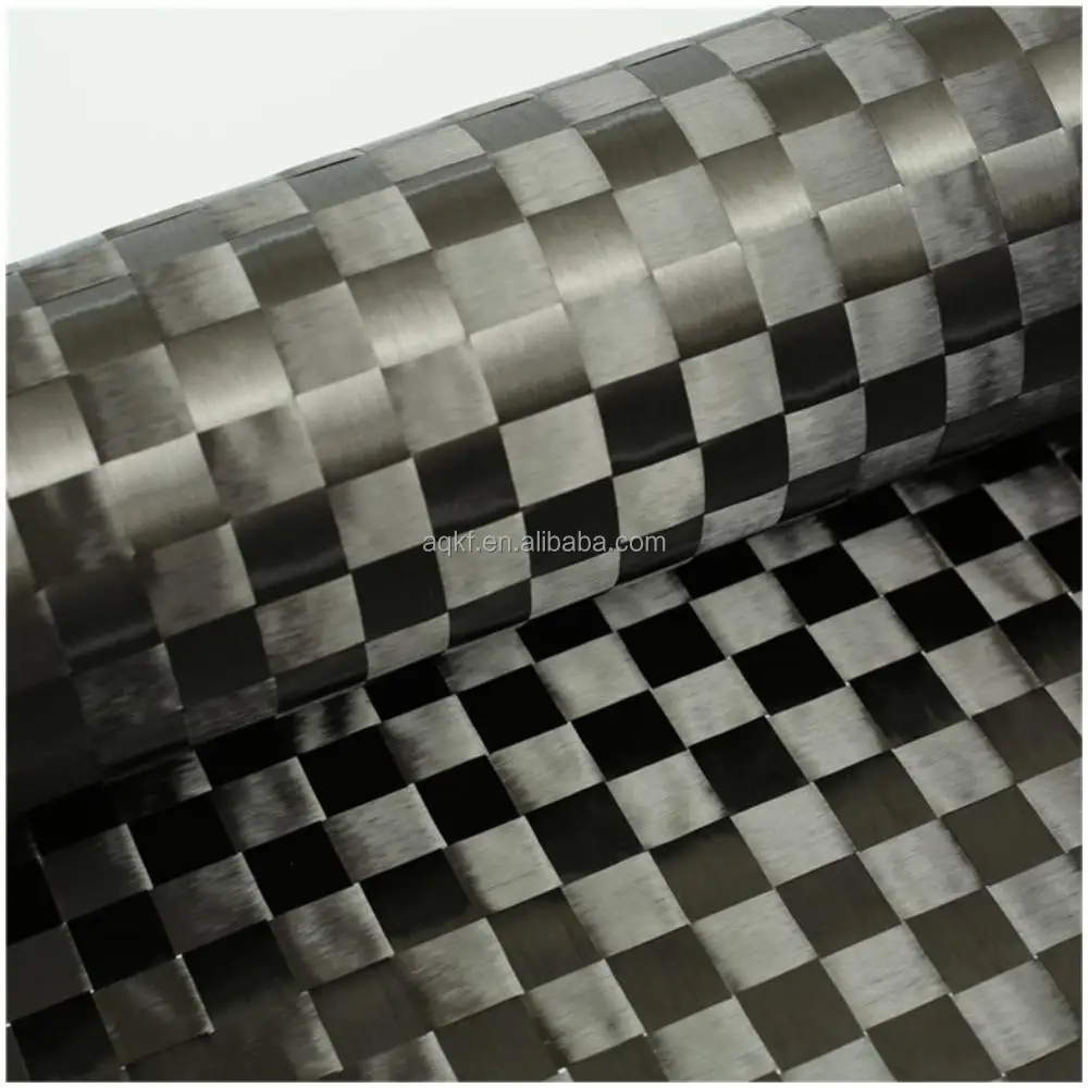 12K T700200G plain 8mm spread plaid carbon cloth