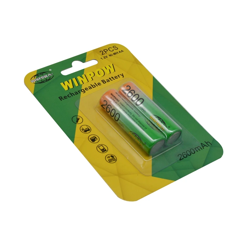 Factory Direct Sales High Quality 1.2V Rechargeable Battery NI-MH Size AA For Electronics Devices