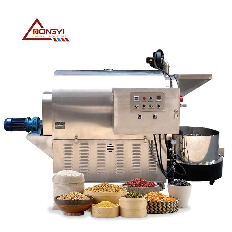 50kg 100kg 200kg professional cocoa beans roaster cocoa roaster machine with Power saving