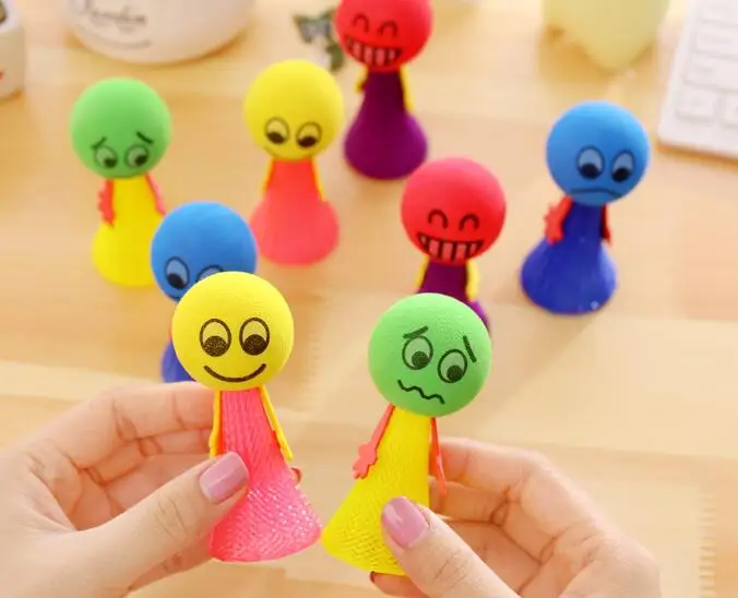 Hot Sale Promotional Happy Jumping Elf, Mini Funny Stress Release Educational Bouncing Toy for Kids and Children