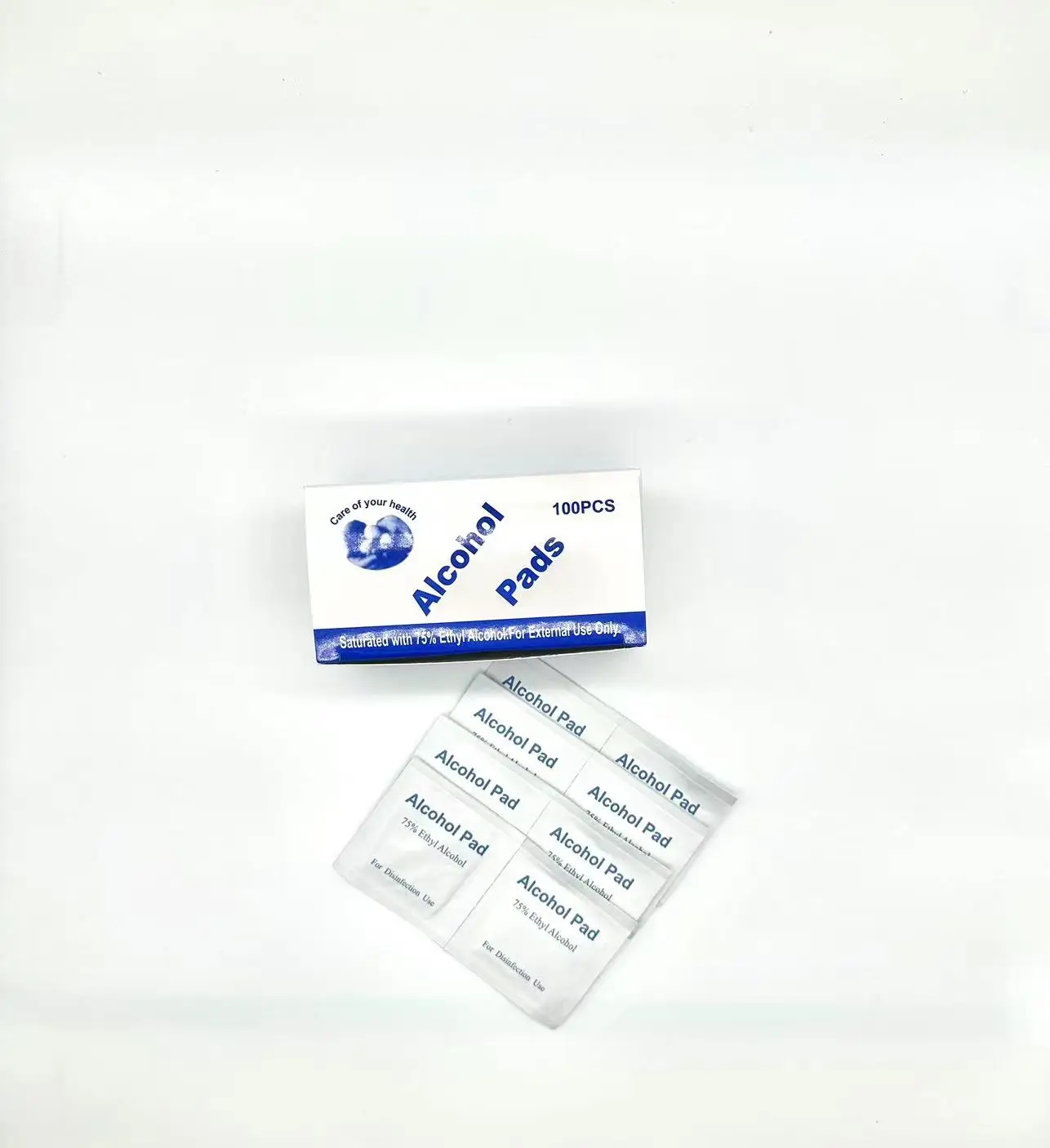 Alcohol Swab Cheap Price 70% Isopropyl alcohol prep pads 60mm Medical Grade Alcohol Swabs