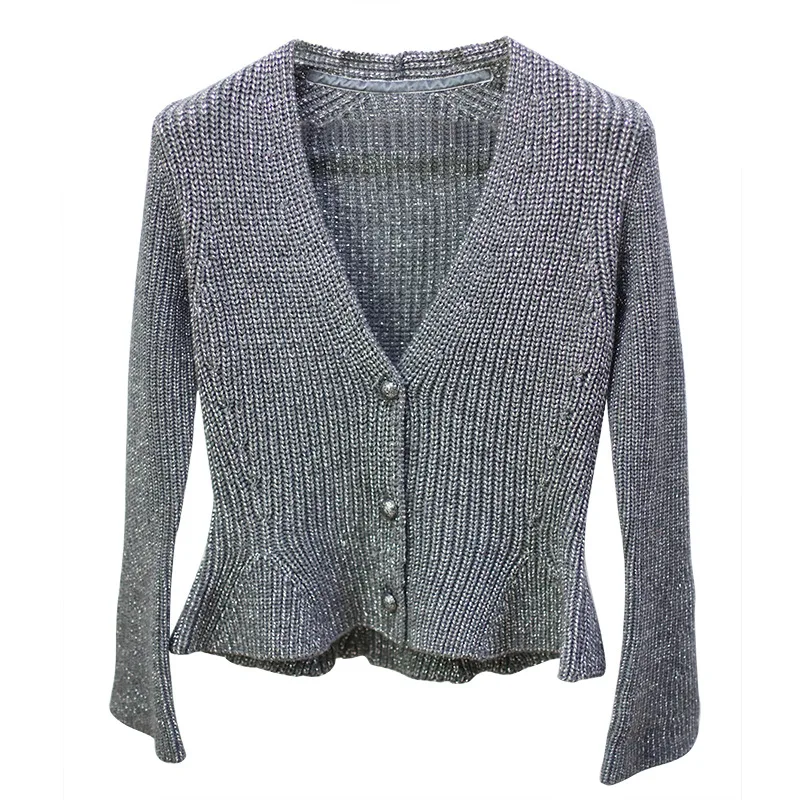 
 Oem рукав легкие женские новейшие мягкие женские длинные рукава свободный изготовленный на заказ кабель вязать кардиган свитер  