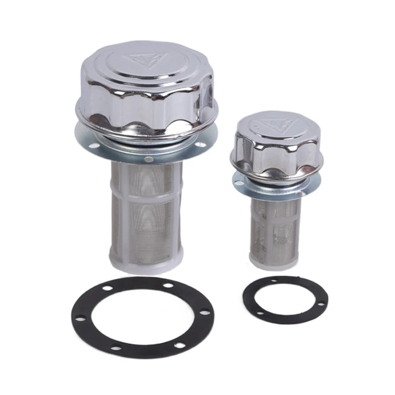 Hydraulic tank oil filler plug breather filter