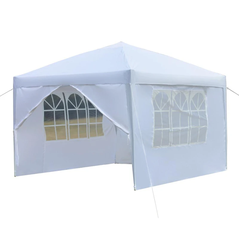 Factory Direct Wholesale Custom 8-Person Steel Frame Pop Party Tent Heavy Duty Canopy for Weddings Events with Gazebo Walls