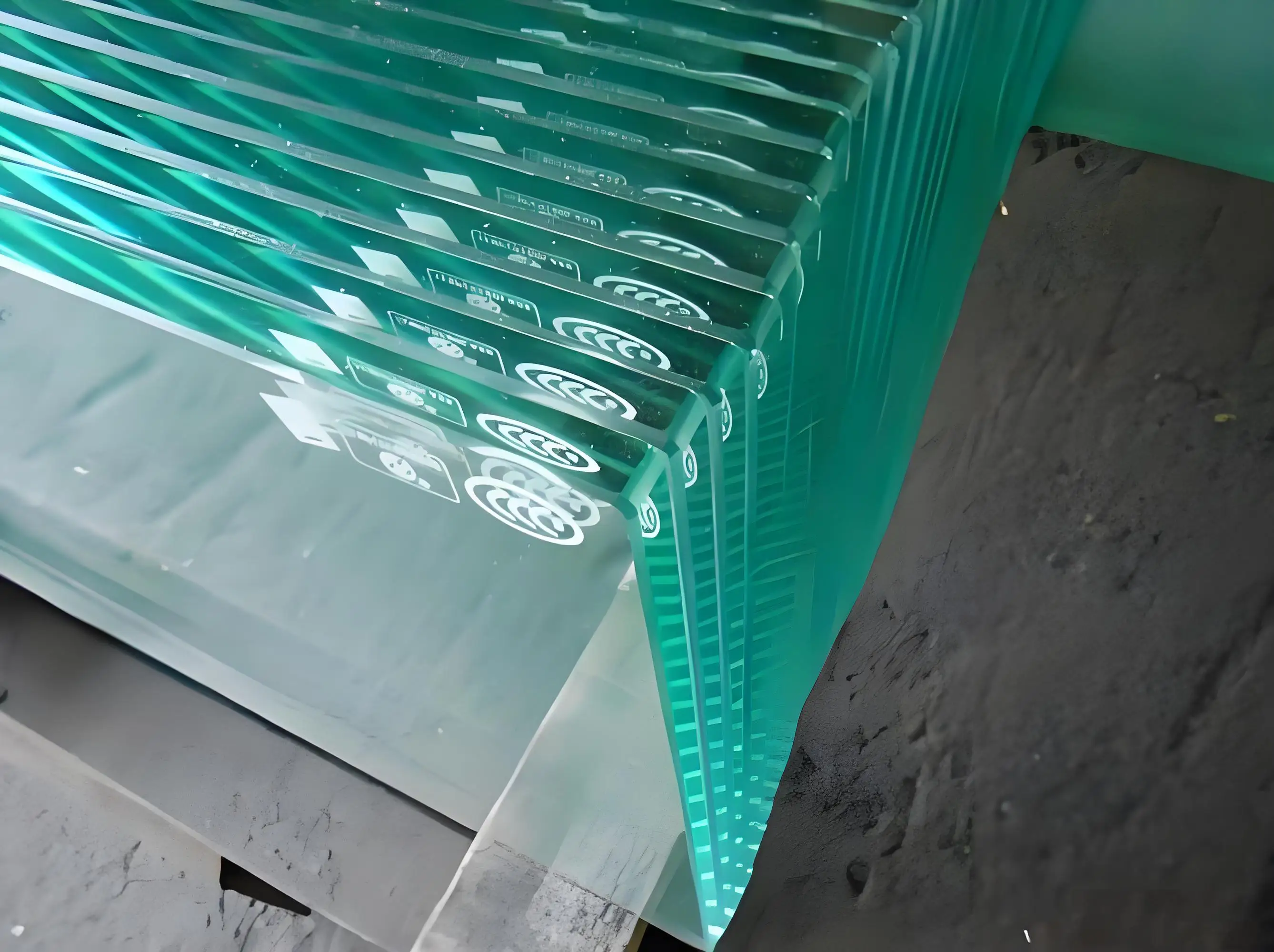 High Quality 3mm-19mm Tempered Safety Glass for Office Partitions Custom Frameless Glass Railing for Greenhouse Building Use