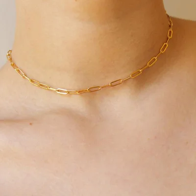 14k позолоченные Lenk цепи для женщин ювелирные