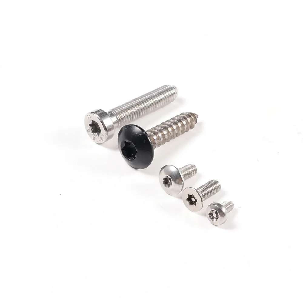 Custom Pan Truss Head Black Electrophoresis Stainless Steel A2 A4 Machine Screw Bolt