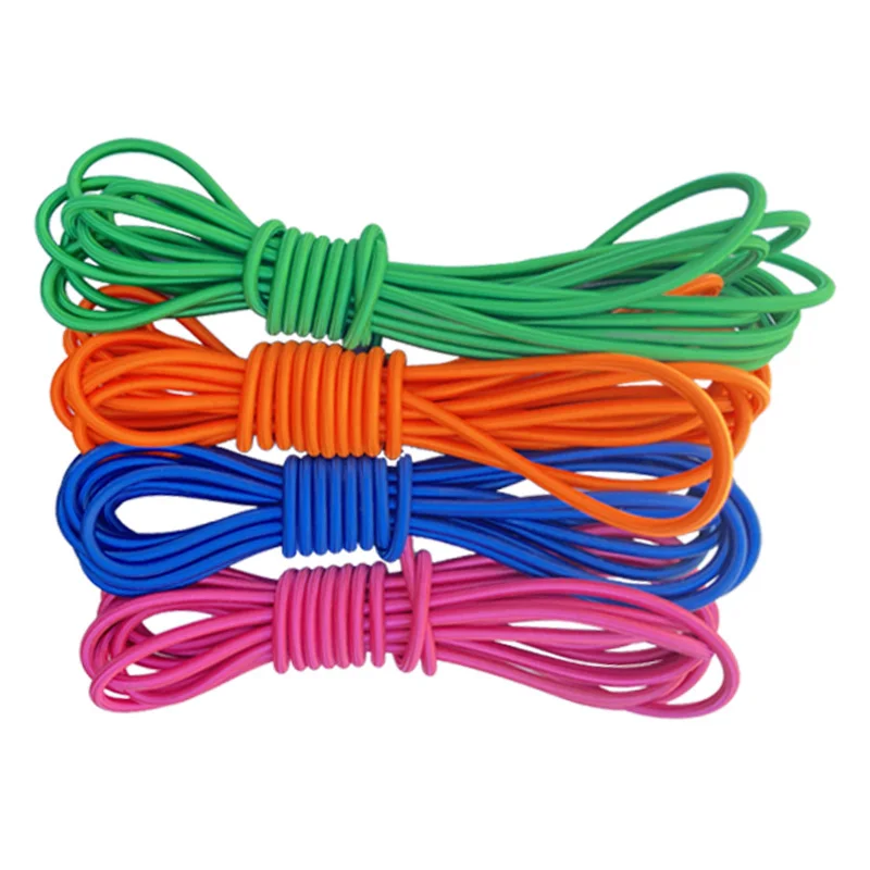 10 мм прочная полиэфирная круглая эластичная веревка, Покрытая резиновым латексным шнурком для спорта и развлечений