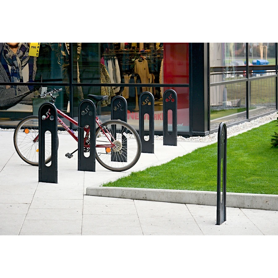 Hotel Silver Steel Bike Garage Stand Front Bicycle Rack For Bike Parking