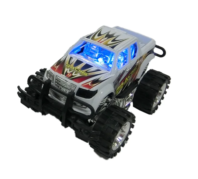 Amazon hot-selling low-cost kid intellectual toy car with light inertia off-road car toy