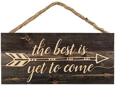 
P577 Friend family Wall Door Friendship Ornament DIY New Year Party Christmas Decorations Rectangle Wooden Hanging Pendant 