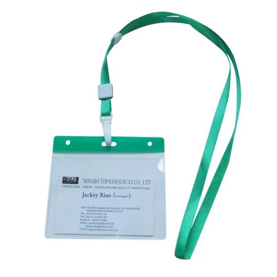 Custom Logo Plastic Credit Card Case for Men