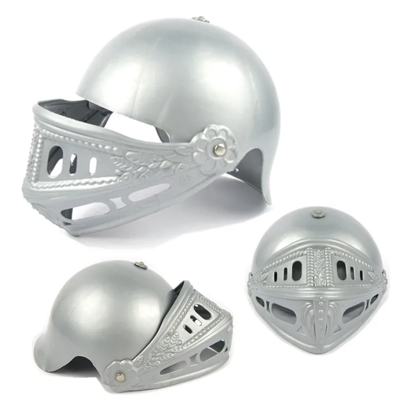 Halloween Cosplay Knight helmet plastic toy  for children
