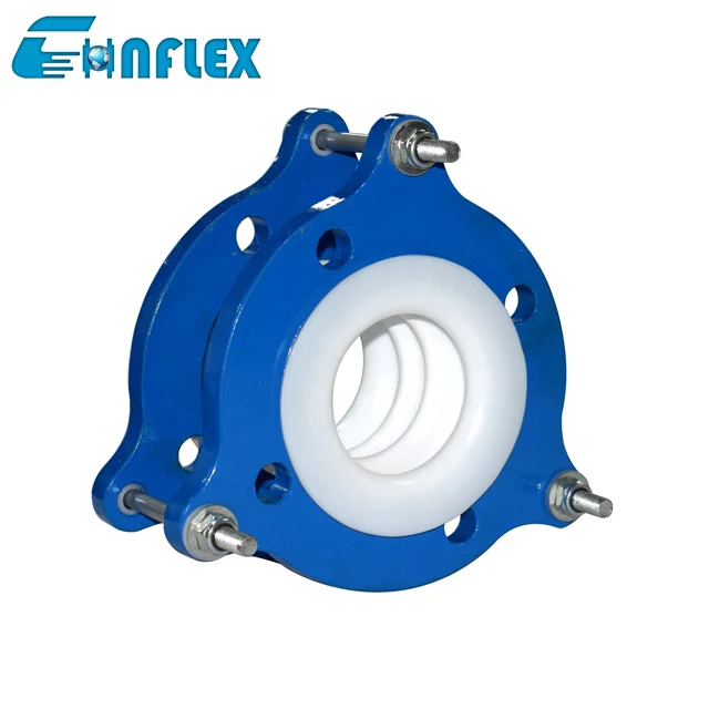 PTFE Expansion Joints Stainless Steel Tie Rods Anti Alkali PTFE Expansion Joints