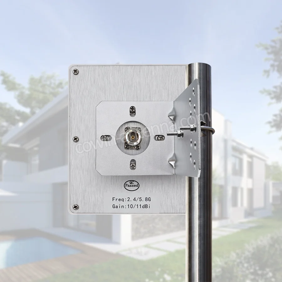 Custom Factory Outdoor 2.4G 5.8G 5G 11dBi Directional Small Panel 2.4GHz WIFI Antenna