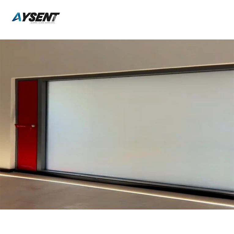 PDLC electronic tempered glass is used for bathroom and office partition doors and windows