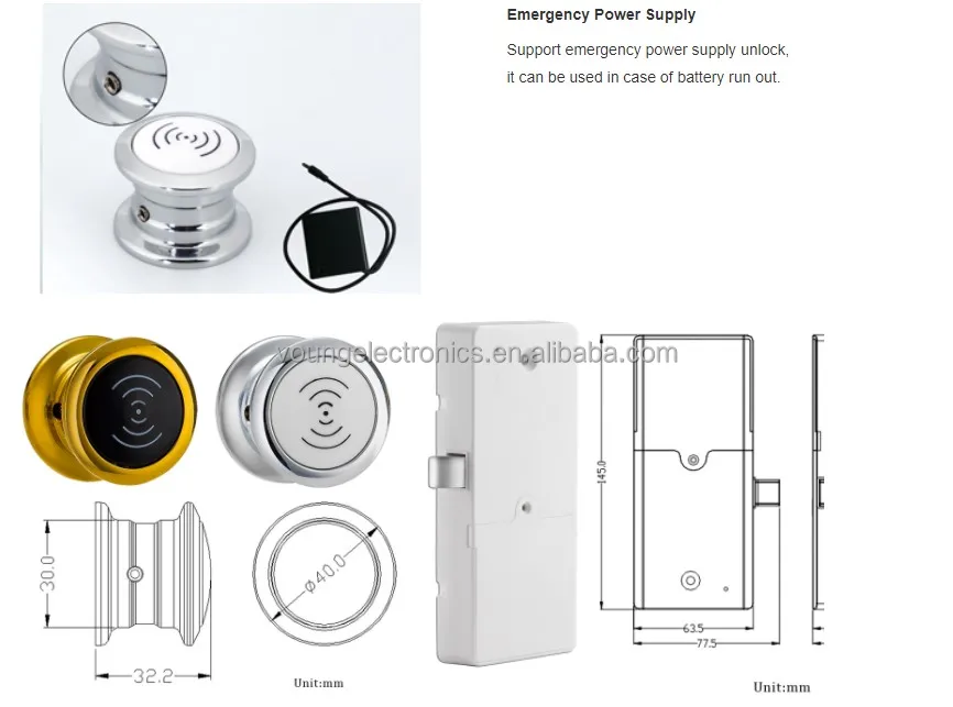 Factory Sauna Spa Gym Water Park Electronic Smart RFID Bracelet Keyless cabinet lock
